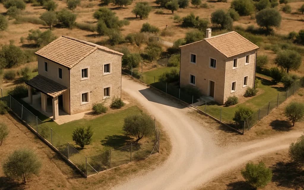 Two homes on the same plot